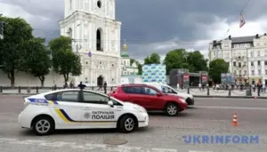 Тимчасові обмеження дорожнього руху у центральній частині Києва 23 липня