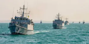 Кораблі ВМС ЗС України під час морської фази навчань Sea Breeze 2026 у Великій Британії