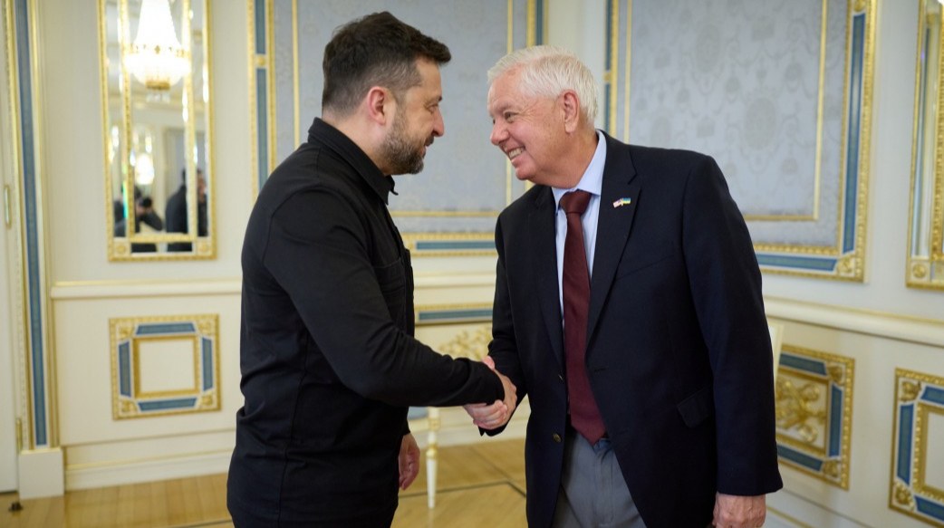 Володимир Зеленський та Ліндсі Грем під час зустрічі в Києві 10 липня 2026 року