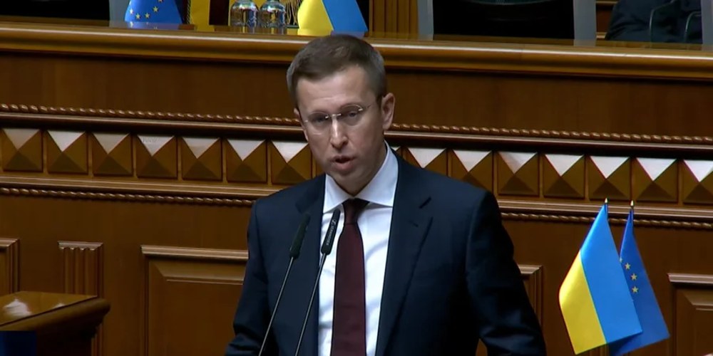 Сергій Корецький під час виступу у Верховній Раді