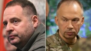 Пункт управління головнокомандувача ЗСУ Олександра Сирського в прифронтовій області, куди прибув Андрій Єрмак