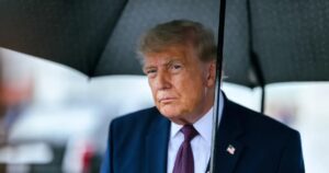 Президент США Дональд Трамп під час виступу в Білому домі