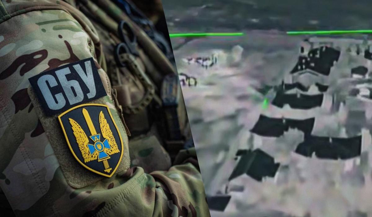 Масштабна пожежа на території пансіонату, де діяв координаційний центр ФСБ РФ на Херсонщині