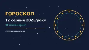 Зоряний гороскоп на 12 серпня 2026 року з нотатником і олівцем