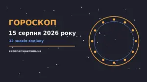 Гороскоп на 15 серпня 2026 року: орієнтири для кожного знака для спокійних і точних рішень
