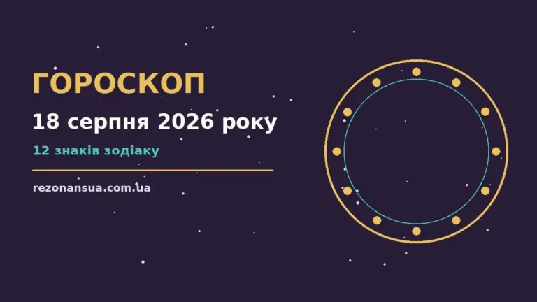 Гороскоп на 18 серпня 2026 року: орієнтири для кожного знака для спокійних і точних рішень
