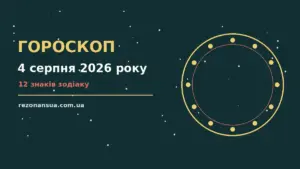 Гороскоп на 4 серпня 2026 року: орієнтири для кожного знака для спокійних і точних рішень