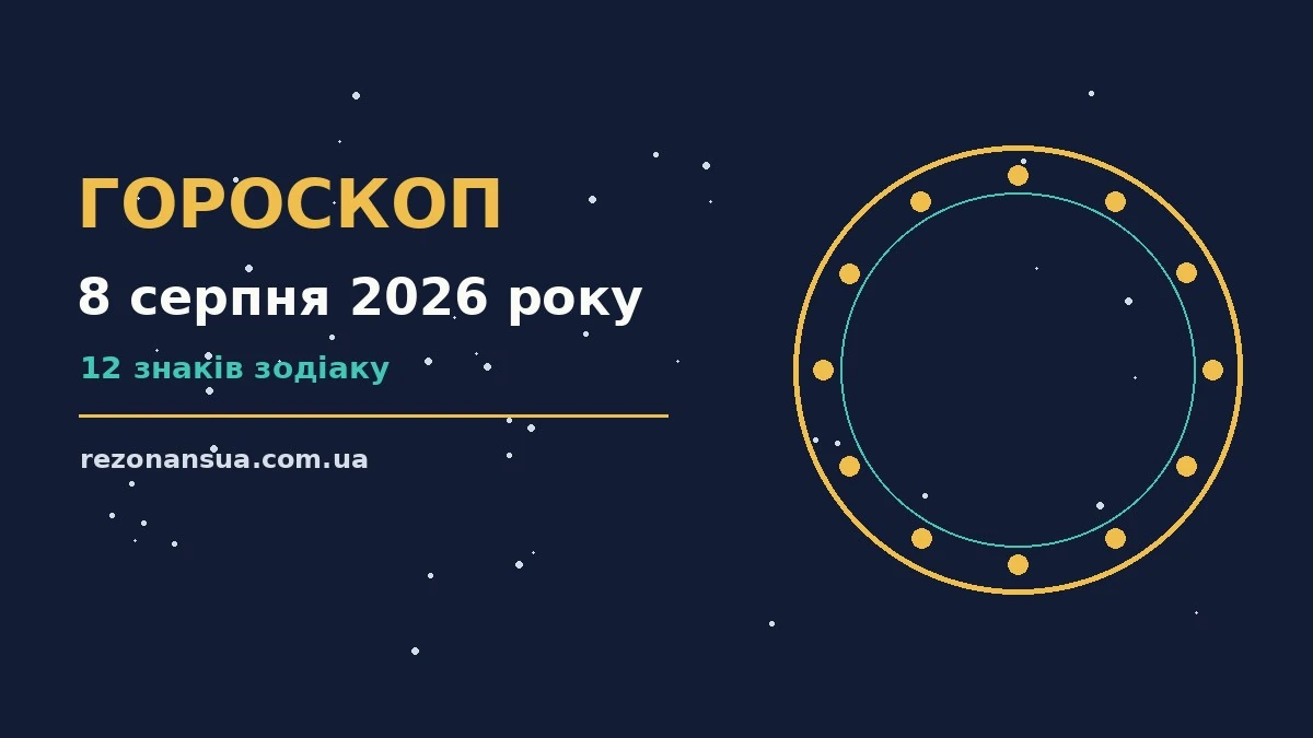 Зоряне небо над міським краєвидом увечері 8 серпня 2026 року