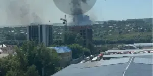 Територія військового полігону у Хмельницькому, де 31 липня 2026 року сталася детонація