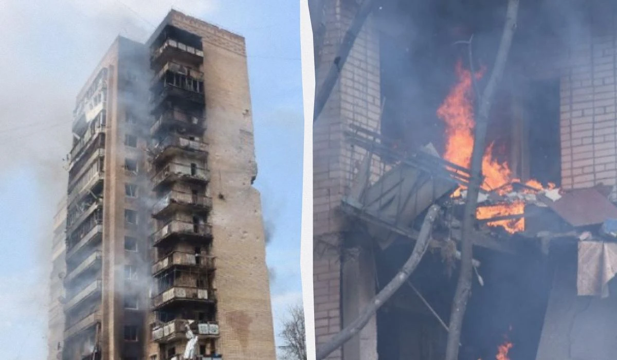 Наслідки ворожої атаки авіабомбами по Краматорську 4 серпня: медики та правоохоронці надають допомогу постраждалим
