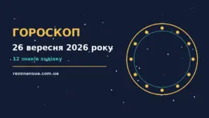 Зоряне небо над міською терасою, світанкова чашка кави, нотатник і свічка як символ вечірнього гороскопу на 26 вересня 2026 року