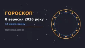 Гороскоп на 8 вересня 2026 року: орієнтири для кожного знака для спокійних і точних рішень