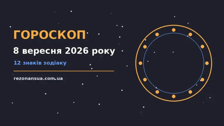 Гороскоп на 8 вересня 2026 року: орієнтири для кожного знака для спокійних і точних рішень