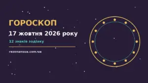 Зоряне небо над міською терасою увечері 17 жовтня, символ спокійних рішень і балансу дня