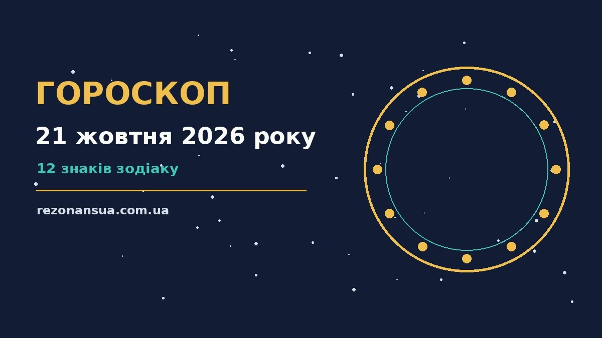 Щоденний гороскоп на 21 жовтня 2026 року: практичні поради для роботи, фінансів і стосунків