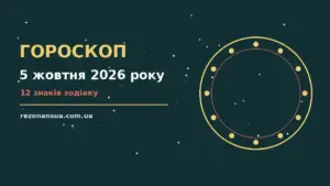 Гороскоп на 5 жовтня 2026 року: орієнтири для кожного знака для спокійних і точних рішень